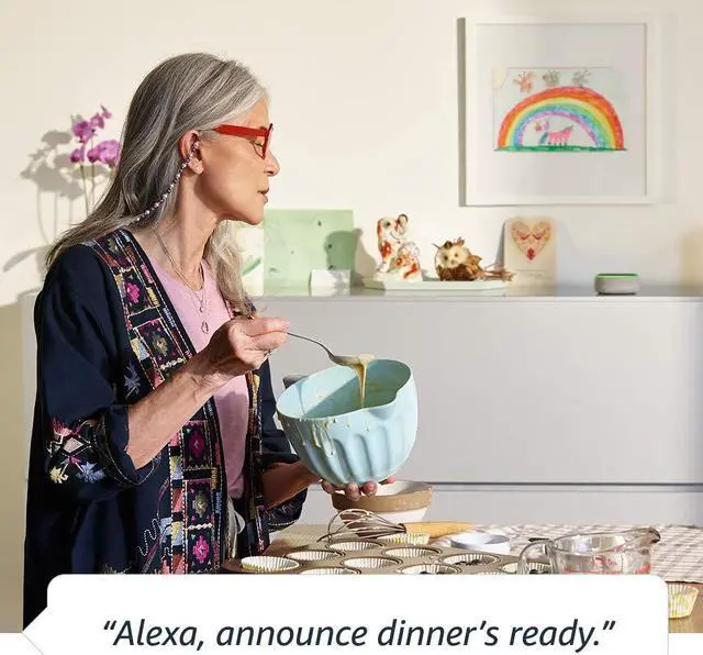 Alt view image 11 of 11 - Amazon Echo Dot (3rd Generation) Smart Speaker with Alexa - Plum