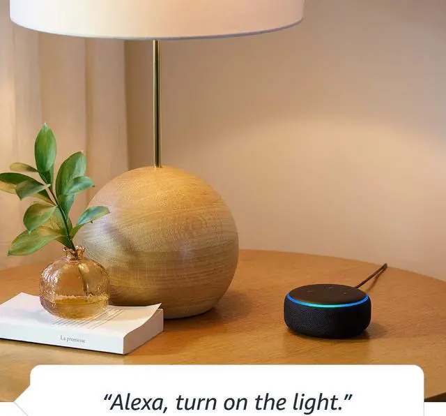 Alt view image 10 of 11 - Amazon Echo Dot (3rd Generation) Smart Speaker with Alexa - Plum