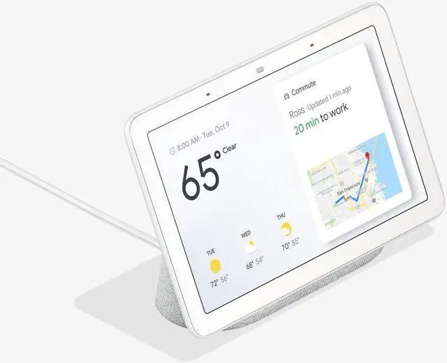 Alt view image 16 of 20 - Google Home Hub with Google Assistant Chalk