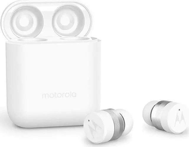Main image of Motorola Vervebuds 110 True Wireless Compact Headphones IPX4 Water Resistant - White