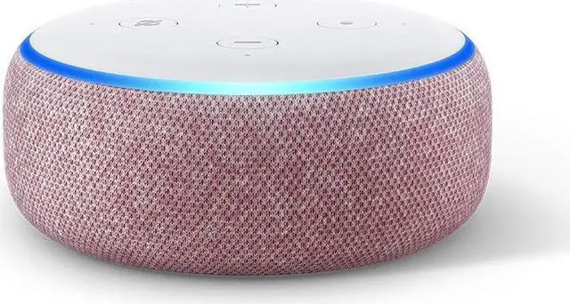 Alt view image 7 of 11 - Amazon Echo Dot (3rd Generation) Smart Speaker with Alexa - Plum