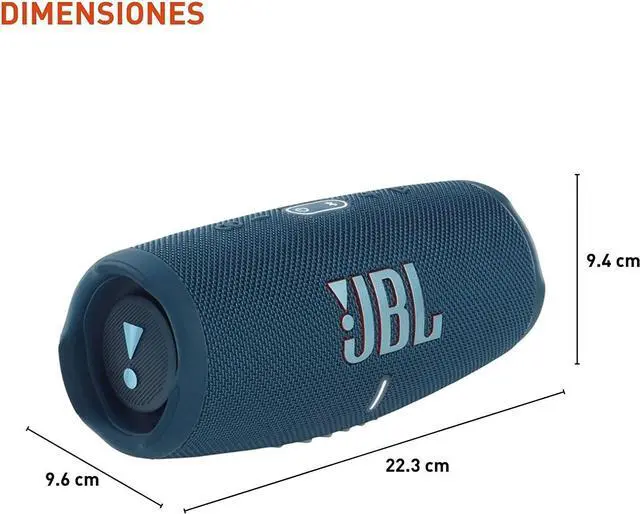 Alt view image 20 of 20 - JBL Charge 5 Blue Bluetooth Speaker