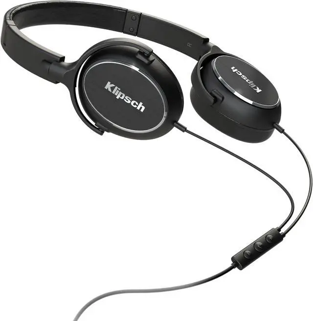 Alt view image 2 of 10 - Klipsch Reference R6i On-Ear Headphones With In-Line Mic (Black)