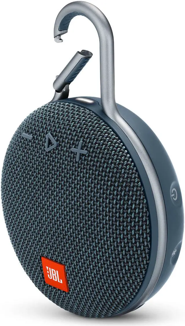 Alt view image 7 of 17 - JBL Clip 3 Portable Bluetooth Waterproof Speaker (Blue)