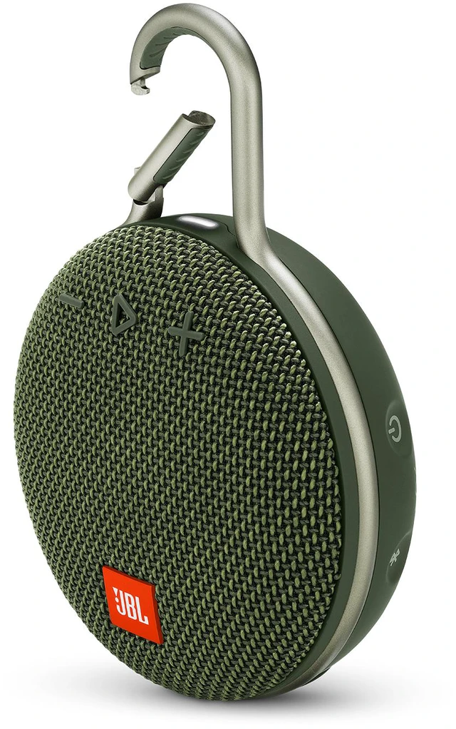 Alt view image 5 of 7 - JBL Clip 3 Portable Bluetooth Waterproof Speaker (Green)