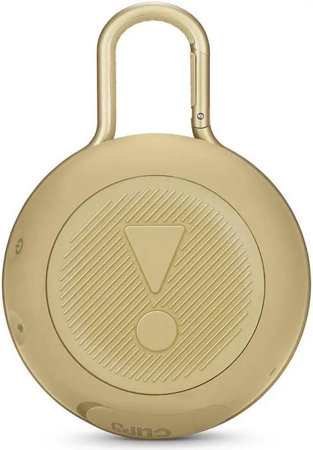 Alt view image 10 of 13 - JBL Clip 3 Portable Bluetooth Waterproof Speaker (Sand)