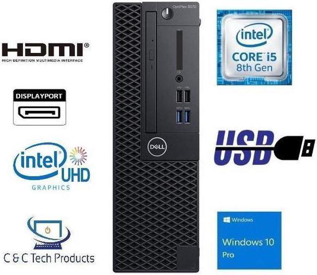 Dell Optiplex 3070 Small Form,8th Gen Intel Core i5-8500 Six Core