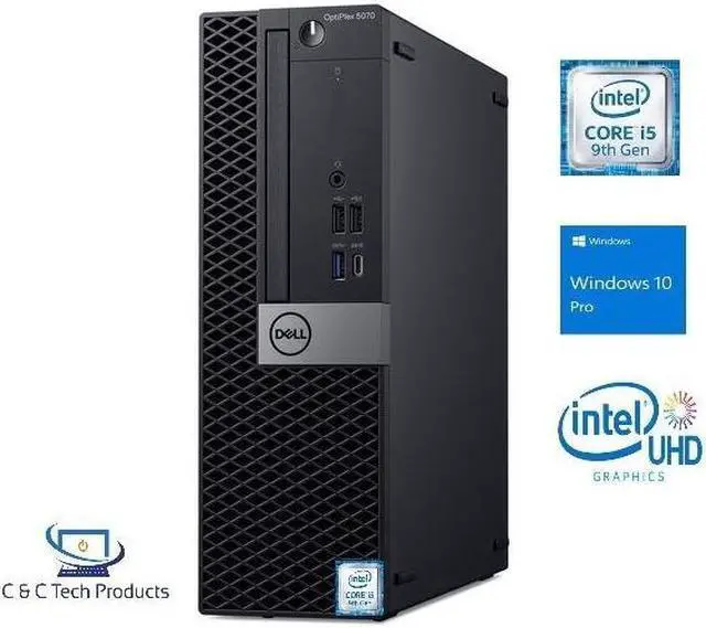 Alt view image 4 of 5 - Dell Optiplex 5070 Small Form,9th Gen Intel Core i5-9500 Six Core Processor,16GB DDR4,256GB SSD,Intel UHD Graphics 630,USB,Display Port,Windows 10 Pro