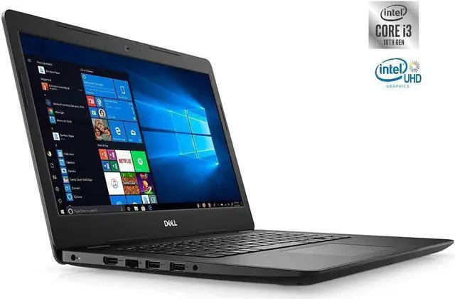 Alt view image 2 of 7 - Dell Inspiron 15.6" HD Anti-Glare Laptop,10th Generation Intel Core i3-1005G1,8GB DDR4, 512GB SSD,Intel UHD Graphics,Wifi-AC, Bluetooth, USB, HDMI, Windows 10 Pro