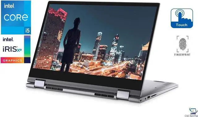 Main image of Dell Inspiron 14" Full HD 2-in-1 Touchscreen Notebook, 11th Generation Intel Core i5-1135G7,32GB DDR4 RAM,1TB SSD, Intel Iris Xe Graphics,Wifi 802.11AX,Bluetooth,HD Webcam,HDMI,USB, Windows 10 Pro