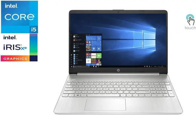 Main image of HP 15.6" Full HD IPS Micro-Edge Touchscreen Notebook,11th Gen Intel Core i5-1135G7 Quad-Core Processor,12GB DDR4 RAM,1TB SSD,Intel Iris Xe Graphics,Wifi-AC,Bluetooth,USB,HDMI, Windows 10 Pro