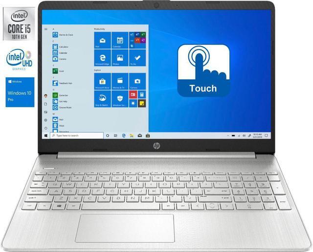 Main image of HP 15.6" Full HD IPS Micro-Edge Touchscreen Notebook,11th Gen Intel Core i5-1135G7 Quad-Core Processor,12GB DDR4 RAM,256GB SSD,Intel Iris Xe Graphics,Wifi-AC,Bluetooth,USB,HDMI, Windows 10 Pro
