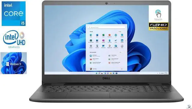 Main image of Dell Inspiron 3511 15.6" Full HD TouchScreen Notebook, 11th Gen Intel Core i5-1135G7 Quad Core Processor, 16GB DDR4 RAM, 256GB SSD, Intel UHD Graphics, Wifi-AC, Bluetooth,HDMI,USB, Windows 11 Pro