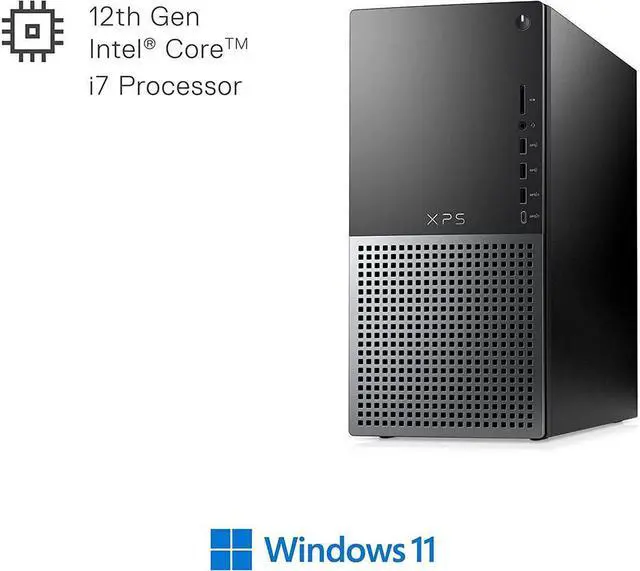 Alt view image 4 of 5 - Dell XPS 8950 12th Gen Intel Core i7-12700 8-Core Processor,16GB DDR5,2TB SSD,Intel UHD Graphics, Killer Wifi-AX, Bluetooth,DisplayPort,Windows 11 Pro