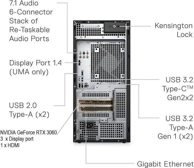 Alt view image 2 of 5 - Dell XPS 8950 12th Gen Intel Core i7-12700 Processor,64GB DDR5,2TB SSD Plus 1TB HDD,12GB NVIDIA GeForce RTX 3060, Killer Wifi-AX,DVD-RW,Dual Monitor Capable,Windows 11 Pro