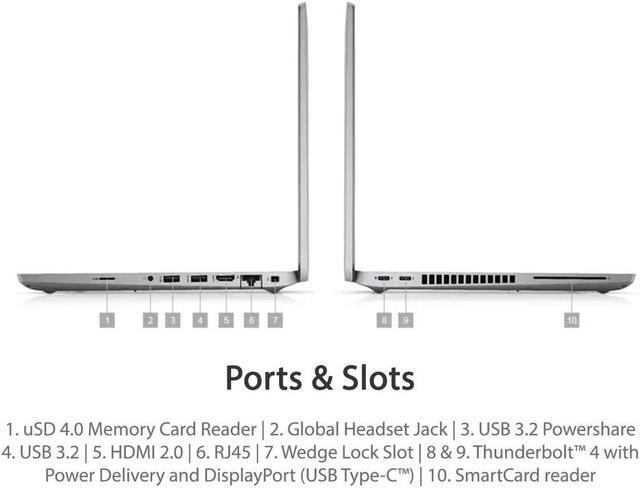 Alt view image 2 of 5 - Dell Latitude 5420 14" Full HD Laptop,11th Gen Intel Core i5-1145G7 Vpro Processor,32GB DDR4,256GB SSD,Intel Iris Xe Graphics,Wifi-AX,Bluetooth,HDMI,ThunderBolt,Smart Card Reader,Windows 10 Pro