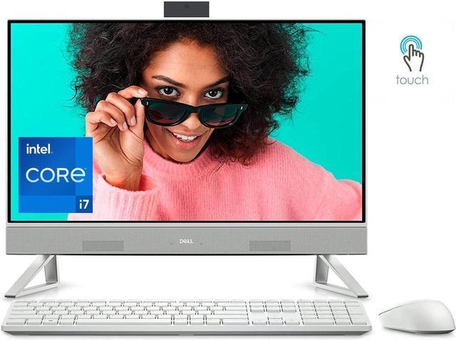 27” All-in-One Computers, Intel i7 Quad-Core Desktop Computer with Camera,  16G Ram 512G SSD IPS HD Display, WiFi Bluetooth for Home Entertainment