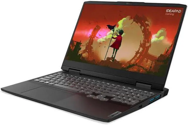 Alt view image 3 of 7 - AMD Ryzen 7 7735HS 8-Core Processor,32GB DDR5 RAM,1TB SSD,Lenovo IdeaPad 3 15.6" Full HD IPS 120Hz Gaming Laptop,6GB NVIDIA GeForce RTX 4050,Wifi-AX,Bluetooth,Windows 11 Pro