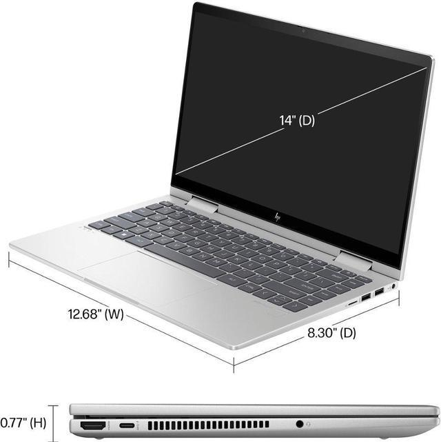 Alt view image 3 of 7 - New HP Envy 14" Full HD Touchscreen 2-in-1 Laptop,Intel Core 7 150U Processor,16GB Ram,1TB SSD,Intel Graphics,Wifi-6,Windows 11 Pro