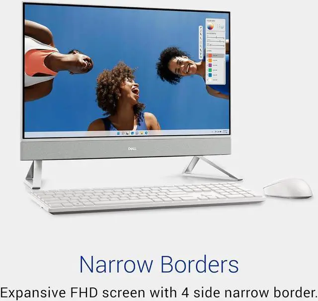 Alt view image 4 of 5 - Dell Inspiron 5430 24" Full HD All-in-One Desktop,Intel Core 3 100U Processor,16GB DDR4,2TB SSD, Intel Graphics, Wi-Fi 6, Windows 11 Pro