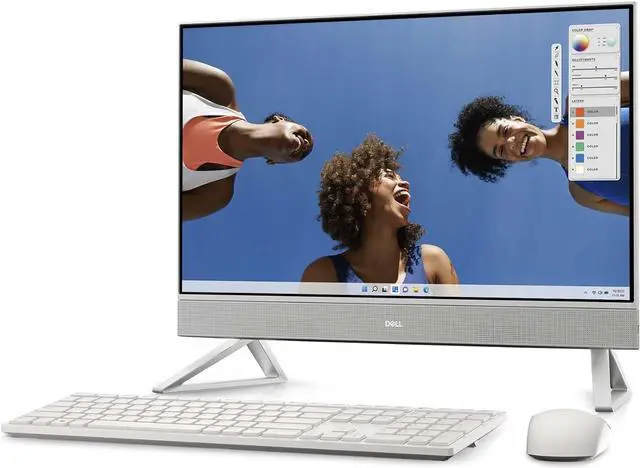 Alt view image 5 of 5 - Dell Inspiron 5430 24" Full HD All-in-One Desktop,Intel Core 3 100U Processor,16GB DDR4,2TB SSD, Intel Graphics, Wi-Fi 6, Windows 11 Pro