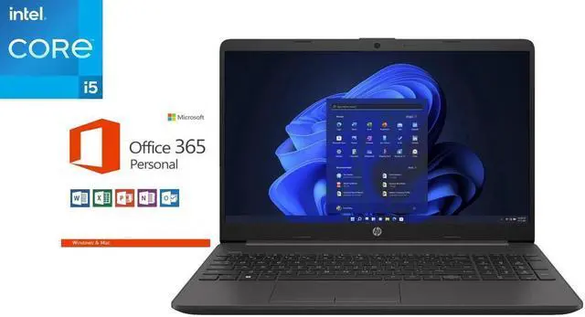 Main image of HP 250 G9 laptop,15.6" Full HD Display,Intel Core i5-1235U Processor,8GB DDR4,1TB SSD,Intel UHD Graphics,Wifi,1 Year Microsoft Office 365 Personal,Windows 11 Pro