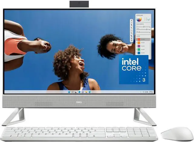 Main image of Dell Inspiron 5430 24" Full HD All-in-One Desktop,Intel Core 3 100U Processor,16GB DDR4,2TB SSD, Intel Graphics, Wi-Fi 6, Windows 11 Pro