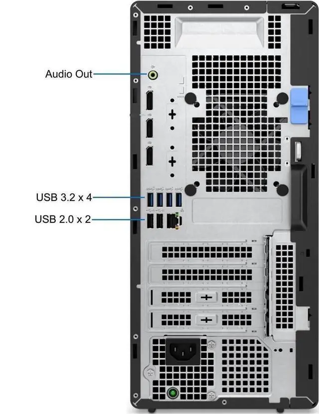 Alt view image 2 of 2 - Dell OptiPlex 7020 Tower Plus| Intel Core i7-14700| 16GB DDR5| 256GB SSD| Dual Monitor Support| Windows 11 Pro| Business Desktop Computer