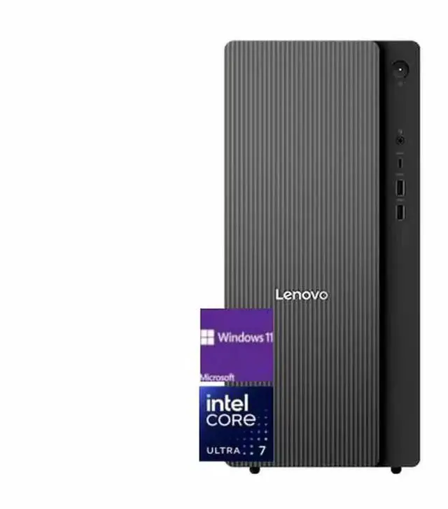 Main image of Lenovo IdeaCentre Tower 17L| Intel Core Ultra 7 265 Processor| 64GB DDR5| 1TB SSD| Wi-Fi 6E| Dual Monitor Support| Windows 11 Pro| Desktop PC| Intel AI Boost