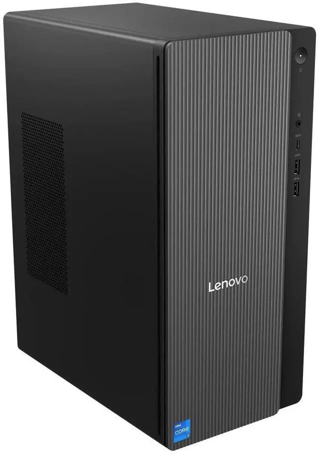 Alt view image 3 of 4 - Lenovo IdeaCentre Tower 17L| Intel Core Ultra 7 265 Processor| 64GB DDR5| 1TB SSD| Wi-Fi 6E| Dual Monitor Support| Windows 11 Pro| Desktop PC| Intel AI Boost