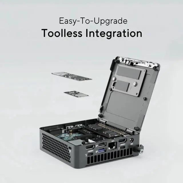 Alt view image 4 of 6 - Asus NUC 15 Pro Mini PC| Intel Core 3 100U Processor|8GB DDR5|256GB SSD|Wifi-7|Windows 11 Pro