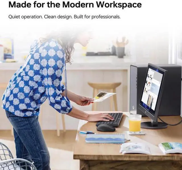 Alt view image 6 of 6 - HP OmniDesk Desktop| Intel Core i5-14400 Processor| 32GB DDR5| 1TB SSD|Wifi-6| Dual Monitor Support| Windows 11 Pro