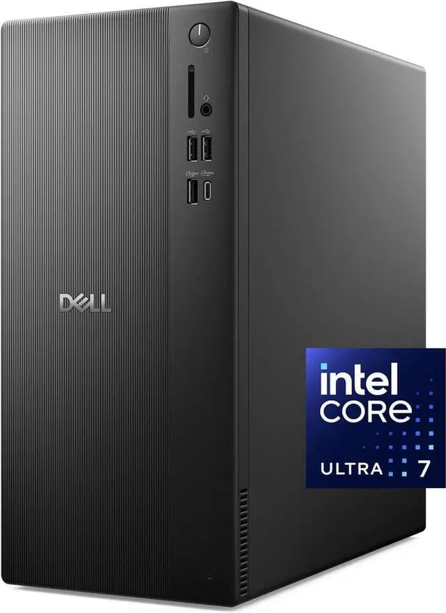 Main image of Dell ECT Desktop| Intel Core Ultra 7 265 Processor|32GB DDR5|1TB SSD| Dual Monitor Support|Windows 11 Pro
