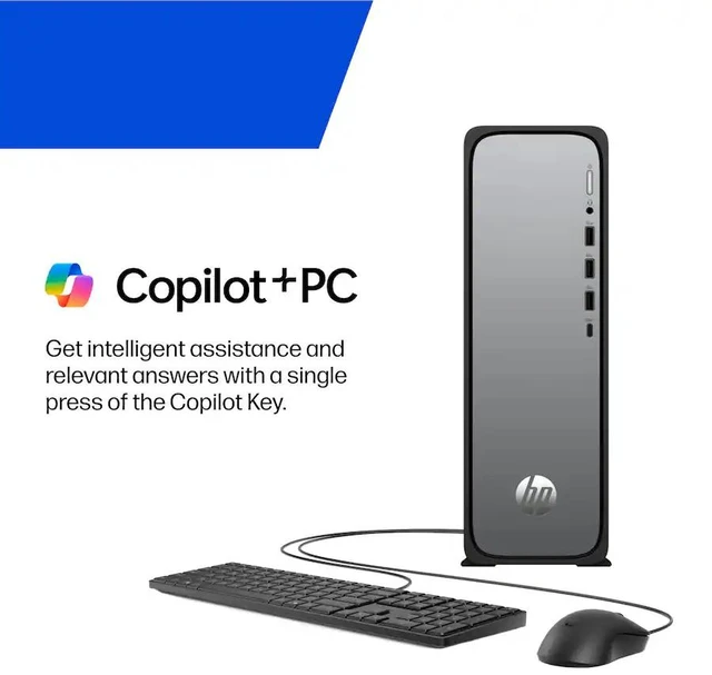 Alt view image 4 of 6 - HP OmniDesk Slim Desktop Computer|AMD Ryzen 7 7445HS| 16GB DDR5 RAM| 1TB SSD|AMD Radeon Graphics| Wi-Fi 6| Windows 11 Pro| Silver