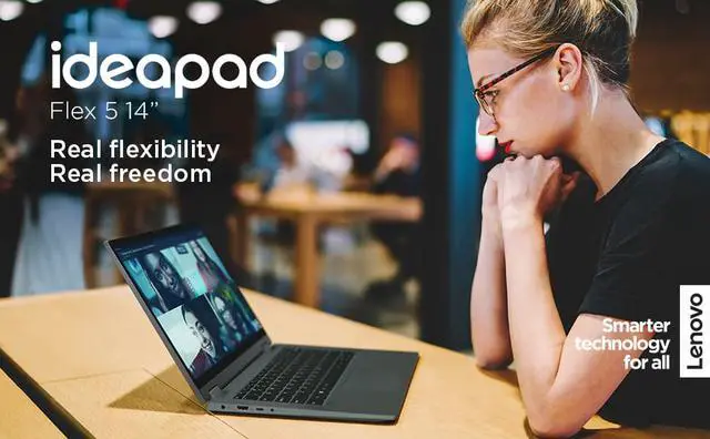 Alt view image 6 of 7 - Lenovo Flex 5 14.0" Full HD 2-in-1 Touchscreen Notebook,4th Gen AMD Ryzen 5 4500U,16GB DDR4,1TB SSD,AMD Radeon Graphics,Wifi-AC,Bluetooth,HDMI,USB,Fingerprint Reader,Windows 10 Pro