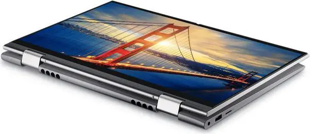 Alt view image 5 of 6 - Dell Inspiron 5410 14" Full HD 2-in-1 Touchscreen Notebook,11th Generation Intel Core i5-1155G7,12GB DDR4 RAM,2TB SSD,Intel Iris Xe Graphics,Wifi 802.11AX,Bluetooth,HD Webcam,HDMI,Windows 10 Pro