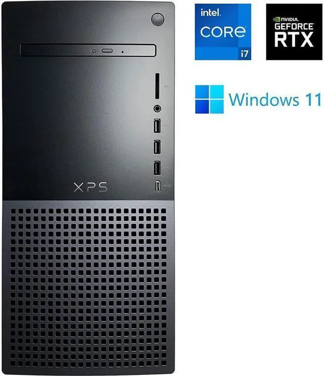 Main image of Dell XPS 8950 12th Gen Intel Core i7-12700 Processor,64GB DDR5,2TB SSD Plus 1TB HDD,12GB NVIDIA GeForce RTX 3060, Killer Wifi-AX,DVD-RW,Dual Monitor Capable,Windows 11 Pro