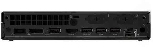 Alt view image 3 of 7 - Lenovo ThinkCentre M75q Mini PC  AMD Ryzen 5 Pro 5650GE, 8GB DDR4, 512GB SSD, Wi-Fi 6, Dual Monitor Support, Windows 11 Pro
