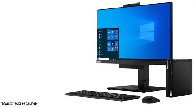 Alt view image 4 of 7 - Lenovo ThinkCentre M75q Mini PC  AMD Ryzen 5 Pro 5650GE, 8GB DDR4, 512GB SSD, Wi-Fi 6, Dual Monitor Support, Windows 11 Pro