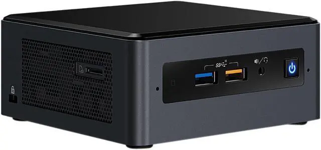 Main image of Intel NUC 8i3BEH Mini PC,8th Gen Intel i3-8109U,8GB DDR4 RAM,128GB SSD Plus 1TB HDD,Wifi-AC,Bluetooth 5.0,Dual Monitor Capable,Windows 10 Pro