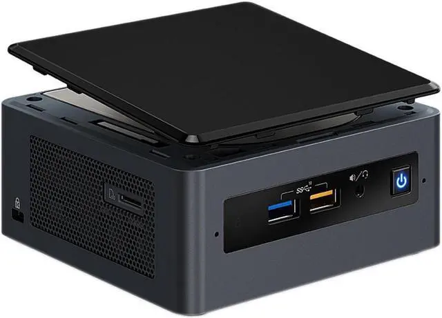 Alt view image 2 of 6 - Intel NUC 8i3BEH Mini PC,8th Gen Intel i3-8109U,8GB DDR4 RAM,128GB SSD Plus 1TB HDD,Wifi-AC,Bluetooth 5.0,Dual Monitor Capable,Windows 10 Pro