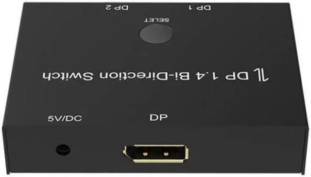 Alt view image 5 of 7 - KAIBOXIXI DP DisplayPort 1.4 Bi-Direction Switch MST Hub Support HDCP SST Extended 8K@30hz 4K@60hz