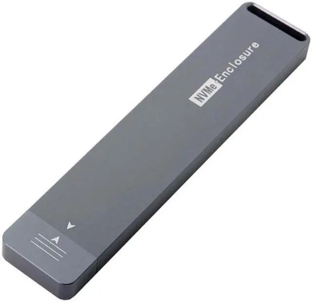 Alt view image 2 of 7 - Xiwai CY  U3-017 USB 3.0 to NVME M-key M.2 NGFF SSD External PCBA Conveter Adapter RTL9210 Chipset with Case