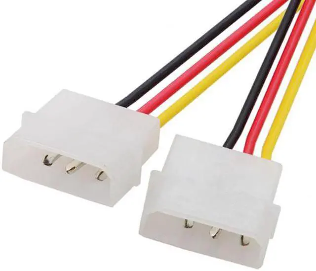Alt view image 4 of 7 - Chenyang Cable Dual 4Pin to 6 Pin EPS 12V Graphics Card Power Supply Adapter Converter Cable
