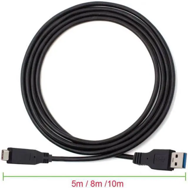 Alt view image 2 of 7 - Cablecc 10m USB-C USB 3.1 Type C Male to USB3.0 Type A Male Data GL3523 Repeater Cable for Tablet & Phone & Hard Disk Drive