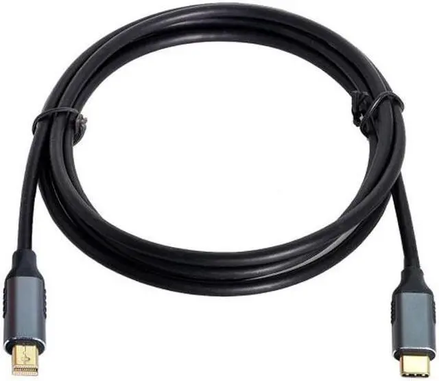 Alt view image 5 of 6 - Cablecc USB 3.1 USB-C Type-C Source to Mini DisplayPort DP Displays Male 4K Monitor Cable for Laptop 1.8m