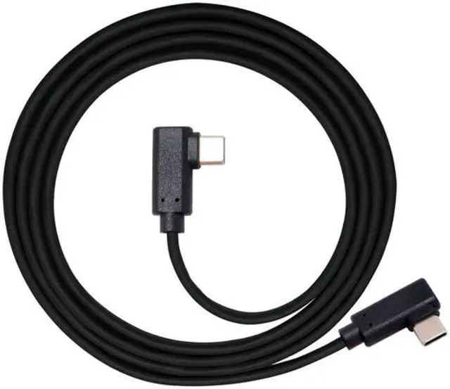 Alt view image 2 of 4 - Cablecc 1.0m USB-C Type-C to Type-C Cable Gen2 10Gbps 65W Dual 90 Degree Left Right Angled Type