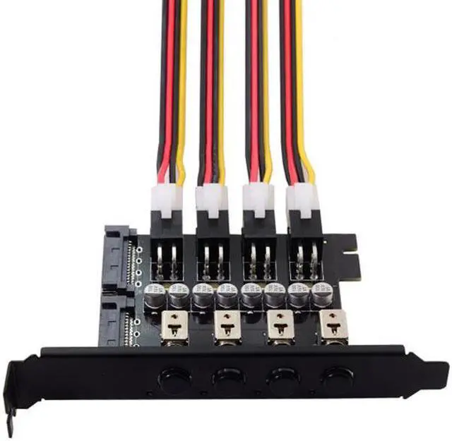 Main image of Chenyang Cable 4 Hard Disk Control System Intelligent Control Management System HDD SSD Power Switch with PCI Bracket