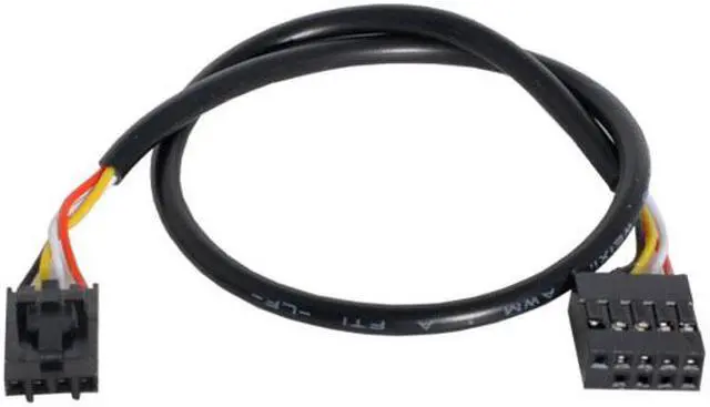 Alt view image 4 of 7 - Chenyang Cable Motherboard 9pin USB 2.0 Header 1 to 2 Female Extension Cable HUB Connector Adapter Port Multilier