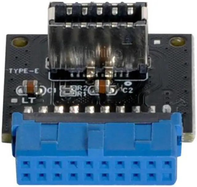 Alt view image 5 of 6 - Chenyang Cable USB 3.1 Front Panel Socket Key-A Type-E to USB 3.0 20Pin Header Male Extension Adapter for Motherboard